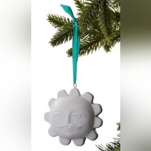 Jonathan Adler Matte Porcelain SUN Menagerie Christmas Ornament